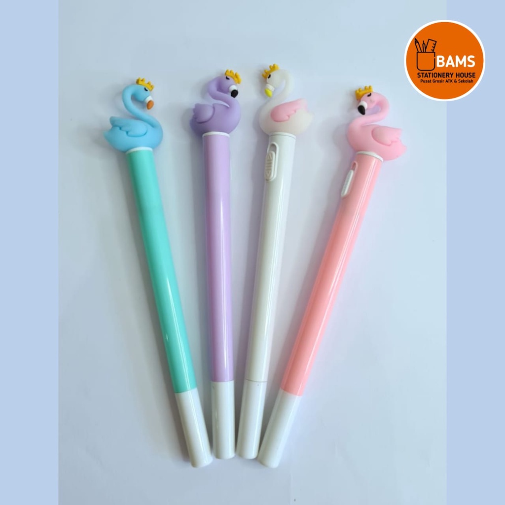 

PEN LAMPU LED KELAP KELIP / Pulpen Karakter / Pulpen Gel Led