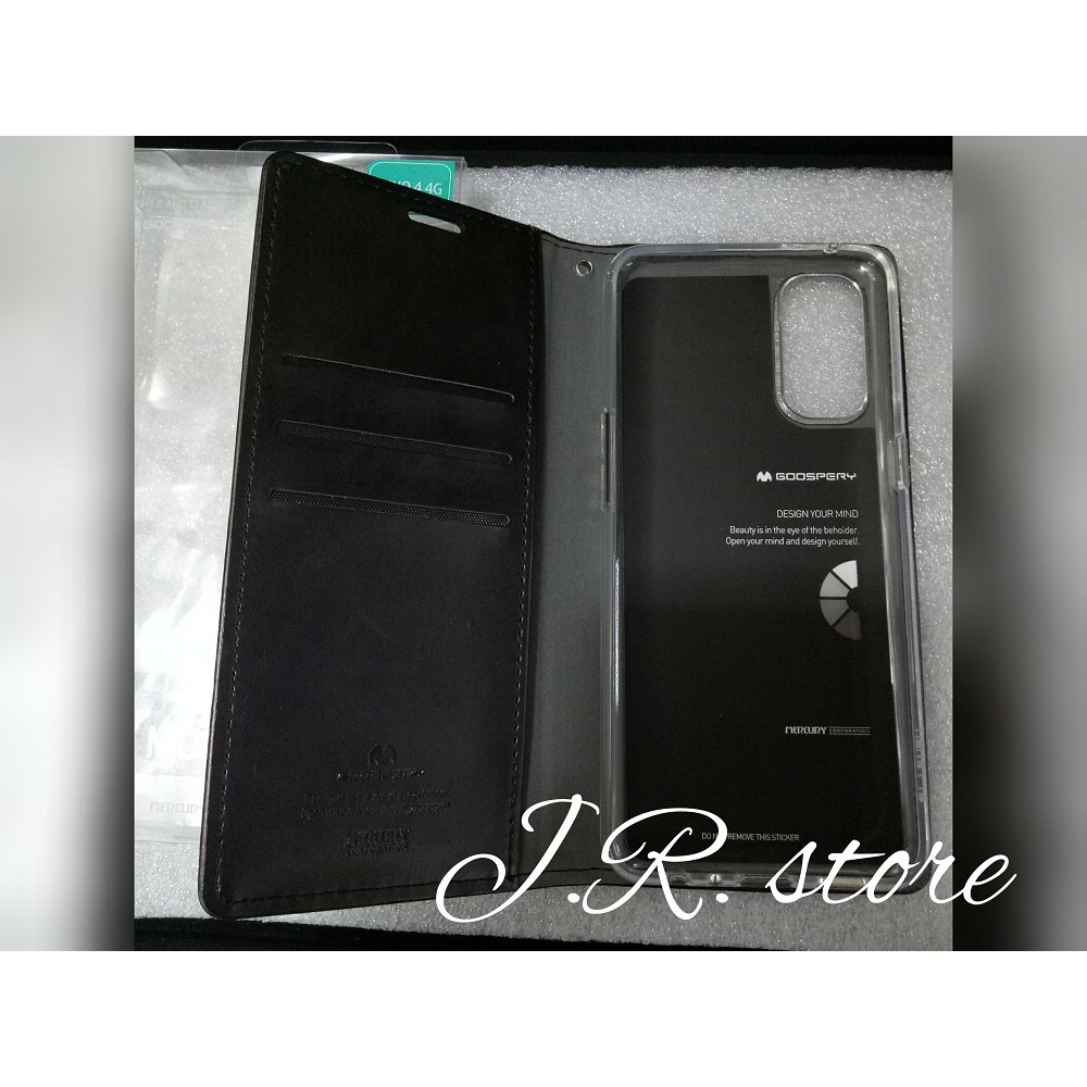 LEATHER Flip Case Premium OPPO RENO 4