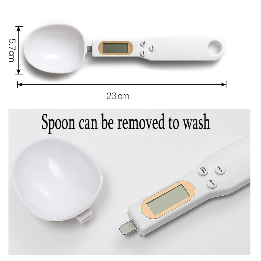 Timbangan Dapur Sendok Takaran Ukur Digital Spoon Scale Layar LCD 0.1g