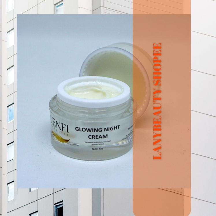 Terkini Lenfi Glowing Night Cream krim malam glowing istimewa SQ79 ➘