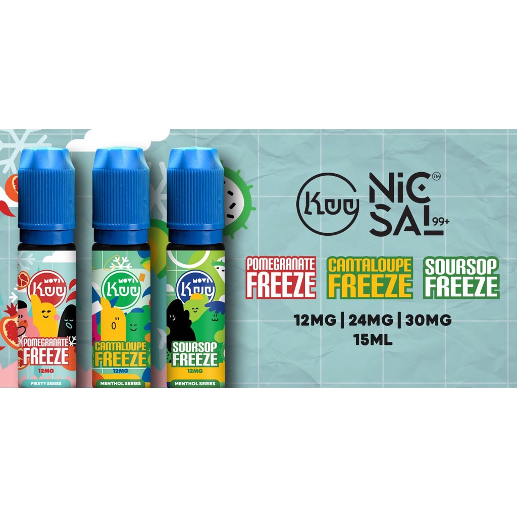 Kuy Menthol Series NICSAL99+ 15ML by MOVI