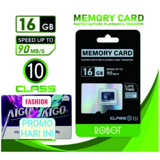 (Axis Nasional) ROBOT STORAGE 8GB CLASS 10 MICRO SD TF CARD WITH PACKAGE