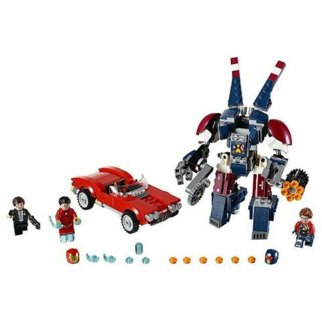 Brick super heroes : ironman detroit steel strikes sy 875 - lego compatible