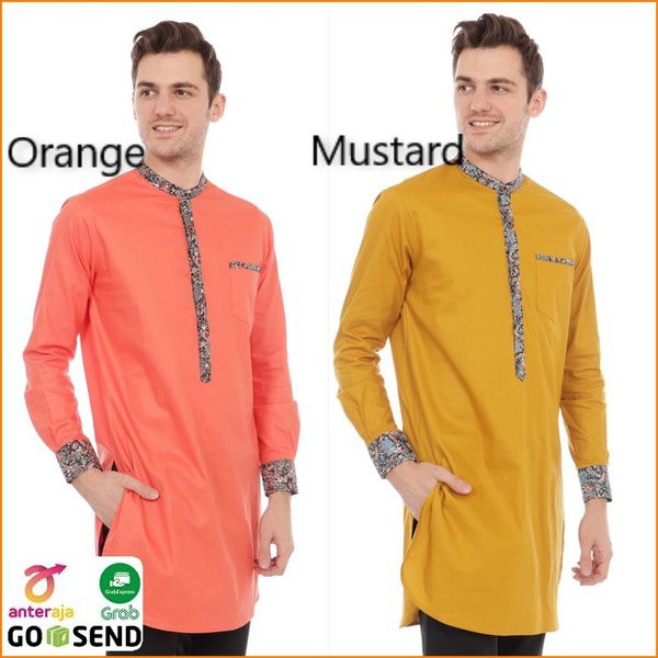 Baju Koko Kurta Pakistan Pria List Batik Baju Koko Lebaran Murah