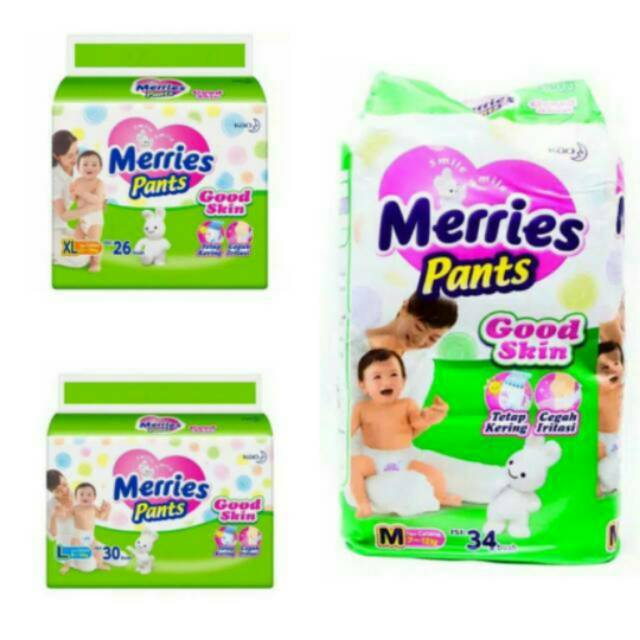 Merries Pants Good Skin M34 L30 XL26 XXL28 Pants