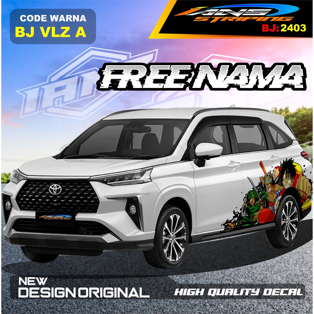 VARIASI STIKER MOBIL AVANZA VELOZ / VARIASI STIKER MOBIL XENIA REBORN / STICKER DECAL MOBIL PAJERO / STIKER MOBIL