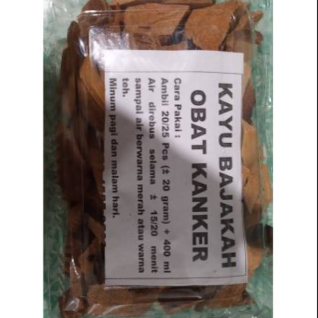 Kayu bajakah asli kalimantan+sertifikat karantina kemasan 200 gram
