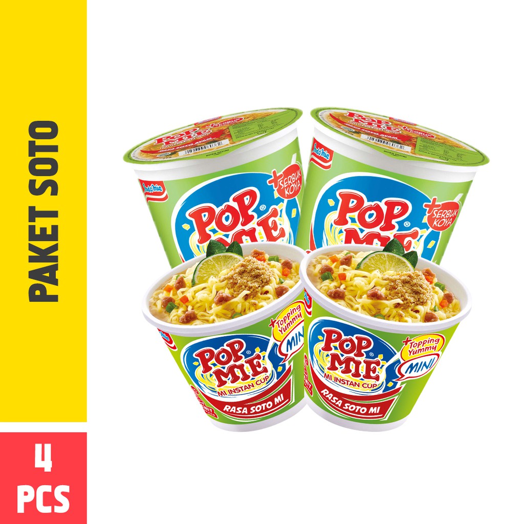 

Pop Mie Paket Soto 4pcs 226gr