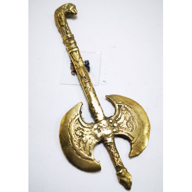 Koleksi Antik Pusaka Kapak 2 Mata Kuningan Barang Antik