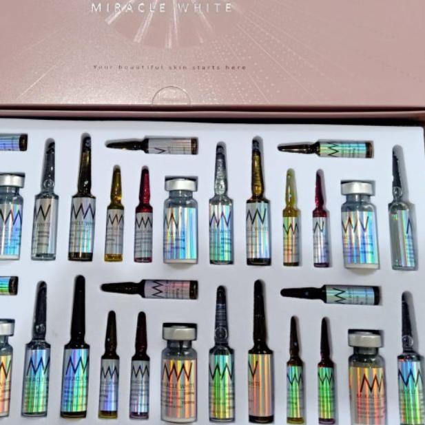 ™ Miracle White Silver Improved GLOW pink ♢