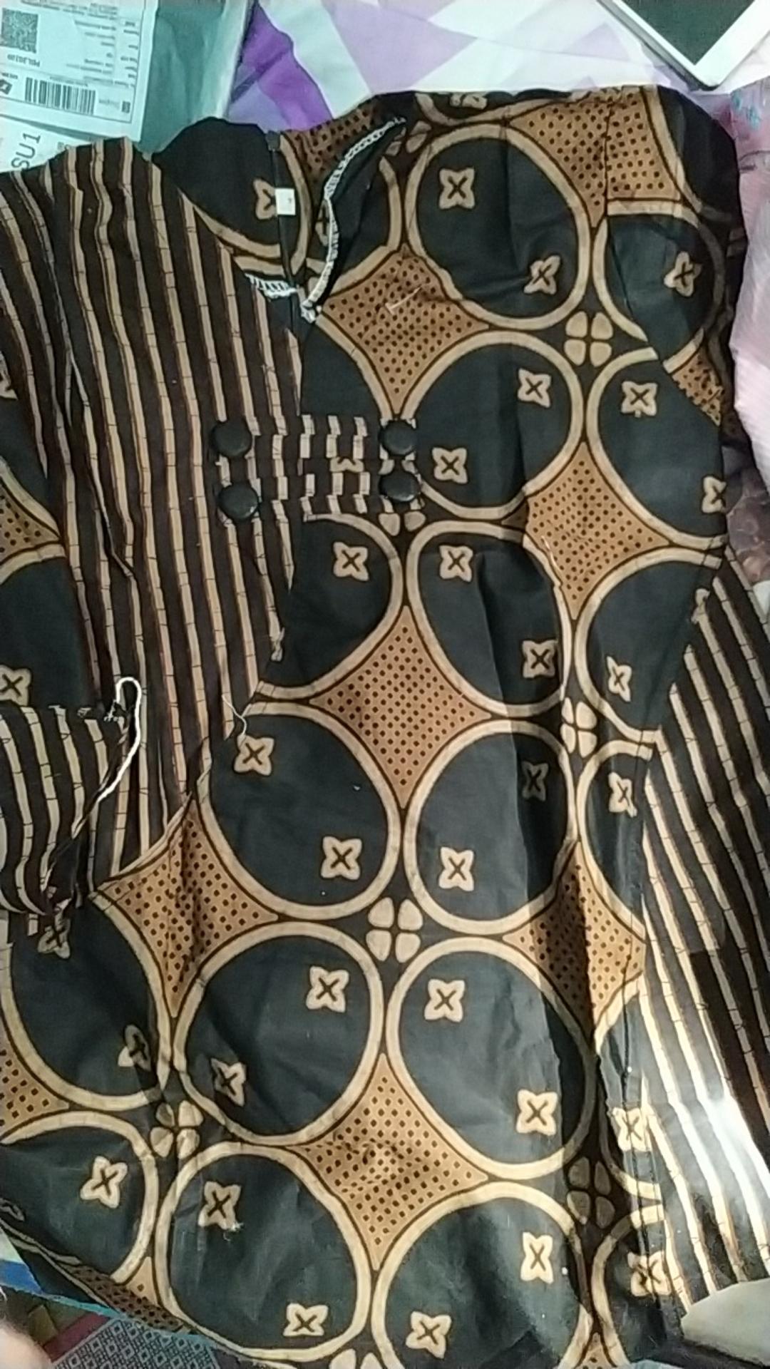 Blus Cappucino Kombi Baju Batik Kantoran Wanita Casual Formal Seragaman Kondangan Katun Halus