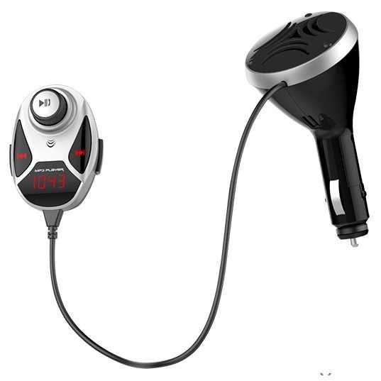 Bluetooth FM Transmitters Handsfree Mobil 2 USB