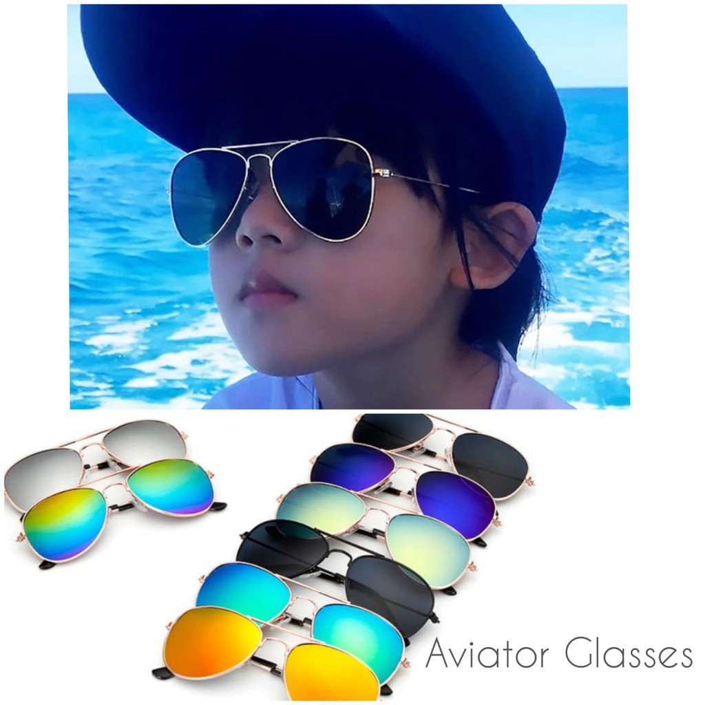 Aviator Glasses / Kacamata Anak Laki-laki