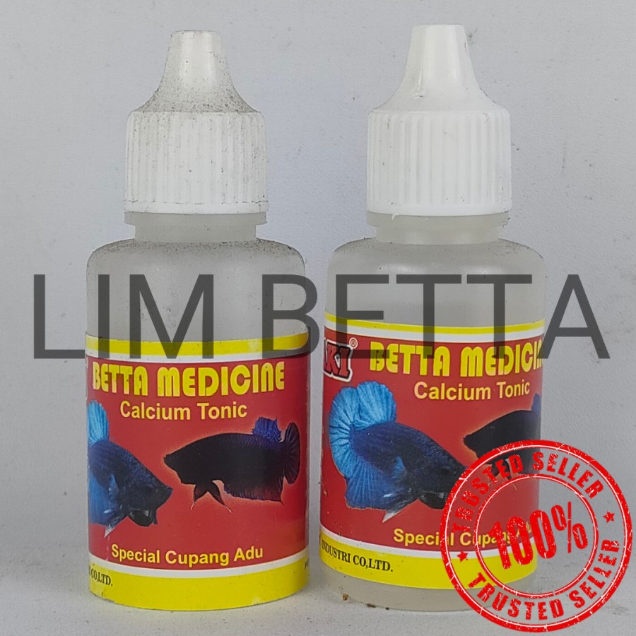 BETTA MADICINE CALCIUM TONIC / OBAT CUPANG ADU CALCIUM TONIC