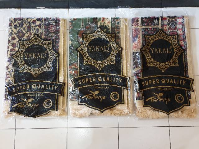 Sajadah Wangi Oleh Oleh Haji Yakar Turkiye Jumbo / Sajadah Harum