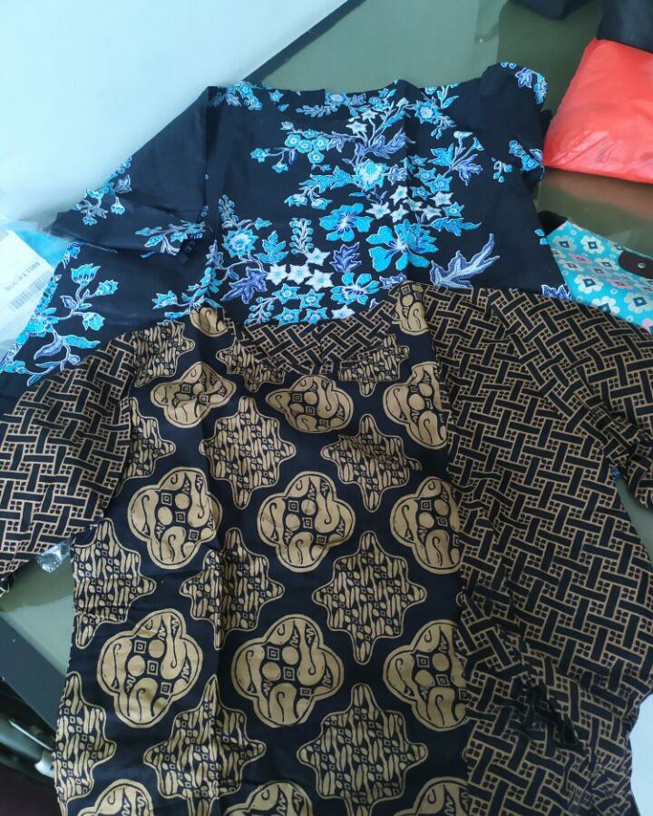 Baju Batik Slimfit & Blus Batik Kantoran Bl 4wong