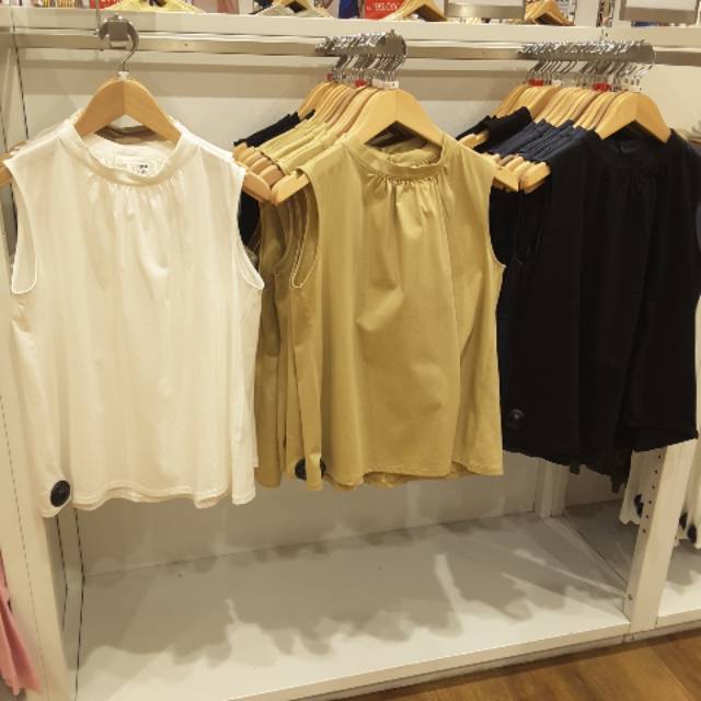 UNIQLO ORIGINAL ASLI 100% Blouse Spandex Polos Wanita SALE 80% GARANSI TERMURAH READY STOCK