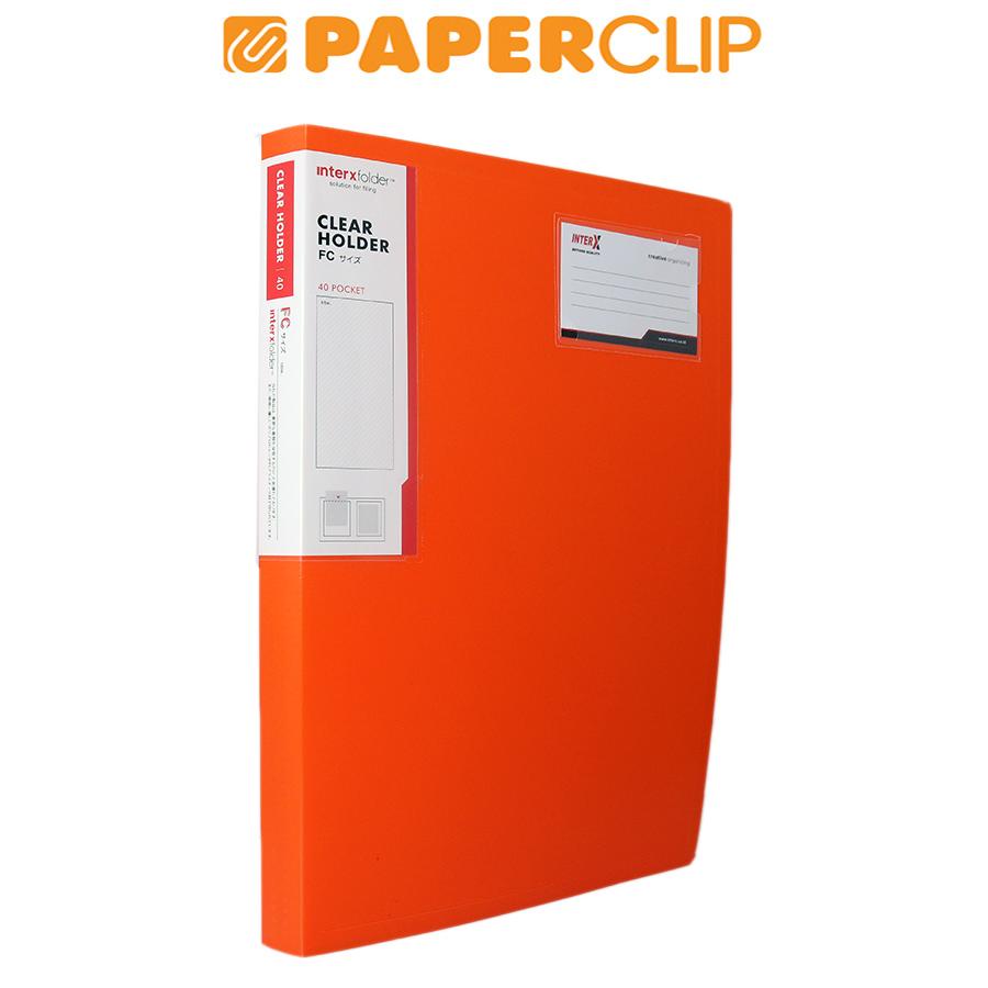 

CLEAR HOLDER INTERX CHX140F FC ISI 40 ORANGE
