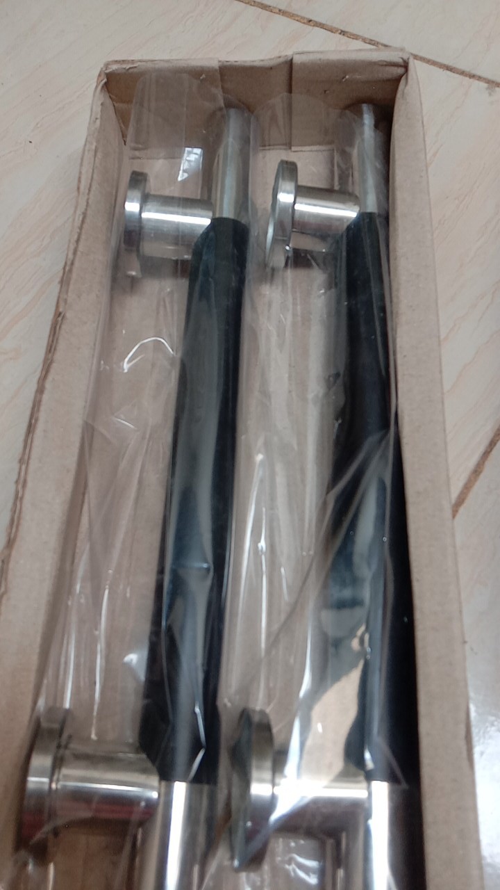 Handle Pintu Rumah 33 Cm Bulat 25 Mm 1 Inchi Stainles Tarikan Gagang Kunci Pintu Hitam Black Cowak