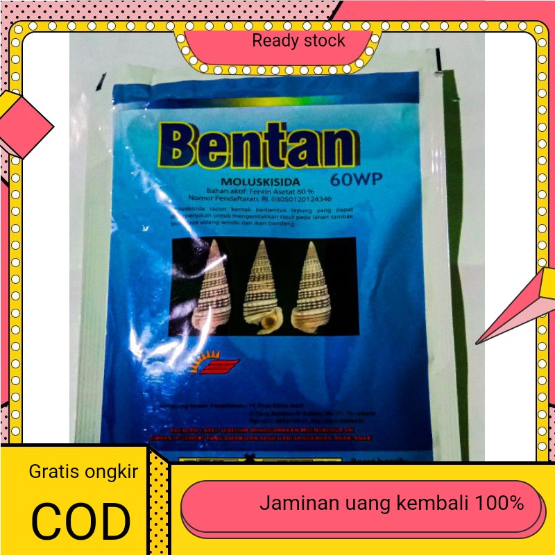 racun keong/siput BENTAN 60 WP, 50gram