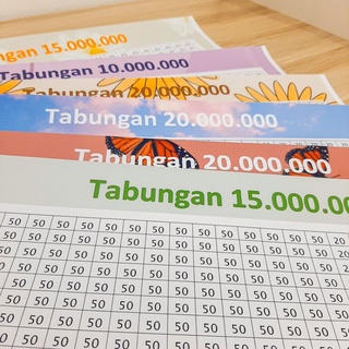 Jual Kertas Celengan target viral | Shopee Indonesia