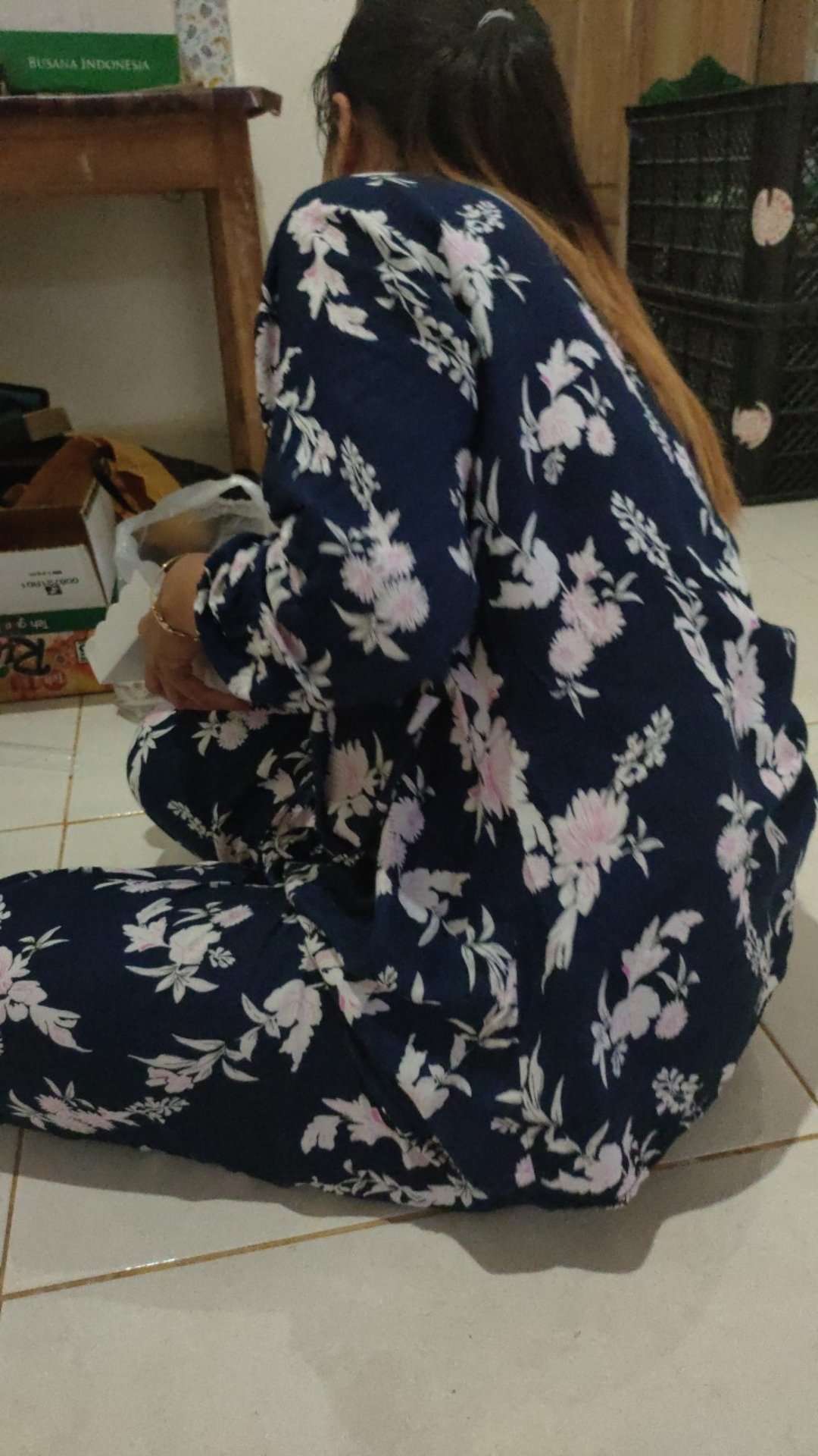 Maura Couple - Sania Ruffle Batik Couple Ori Ndoro Jowi Dnt Garansi Termurah Shopee - Navy Gurita