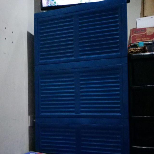 Promo Lemari Plastik Murah / Lemari Pakaian Jumbo Susun 3