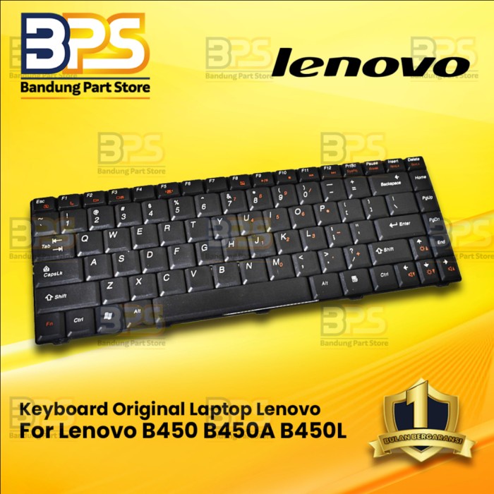 Keyboard Laptop Lenovo B450 B450A B450L Black