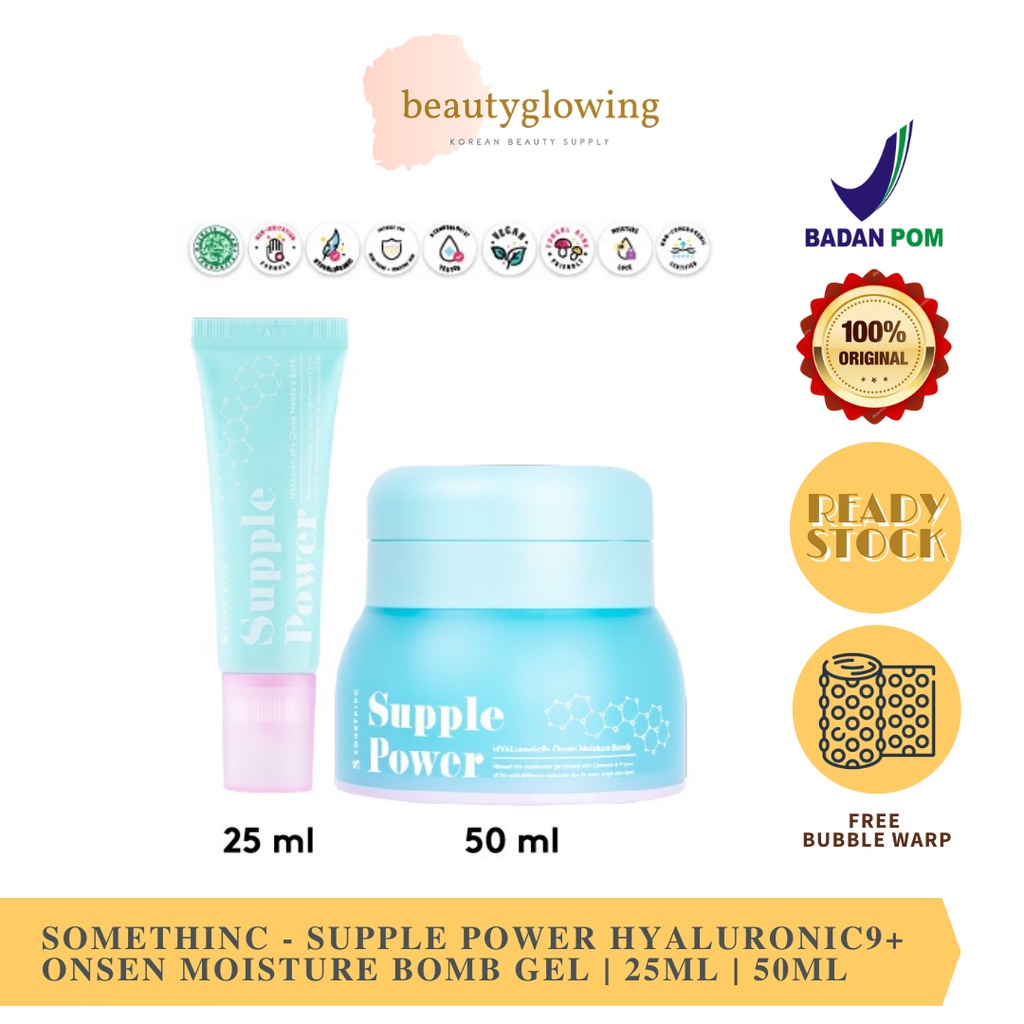 [BPOM] SOMETHINC Supple Power Hyaluronic9+Onsen Moisture Bomb Gel