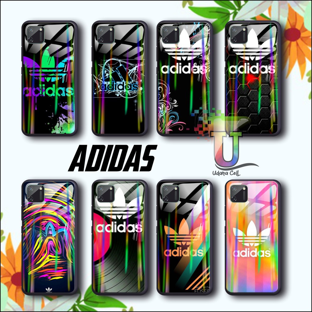 UC072 Case casing softcase silikon gambar Adidas case glass aurora vivo y91 y93 y95 y91c y71 y81 y12
