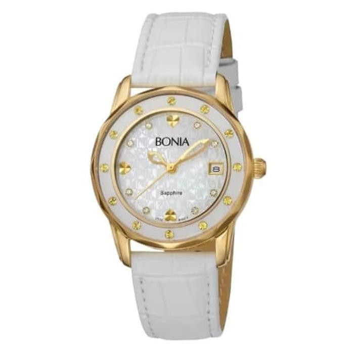 KUALITAS TERBAIK JAM TANGAN WANITA BONIA B10017-2259S ORIGINAL PUTIH TERLARIS