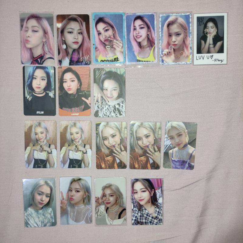 ITZY - Photocard Ryujin ( Icy Itz Me Not Shy MMT No Bad Days )