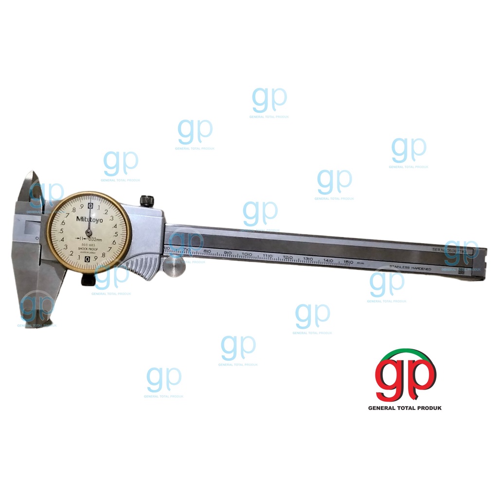 Dial Caliper 6" Mitutoyo Sigmat Dial 505-683 Jangka Sorong