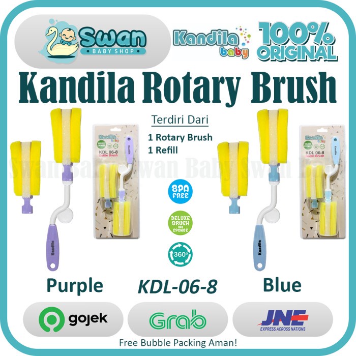 Kandila Rotary Bottle Brush KDL06-8