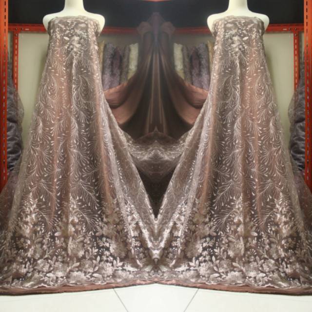 Tulle / brokat mutiara Sabrina