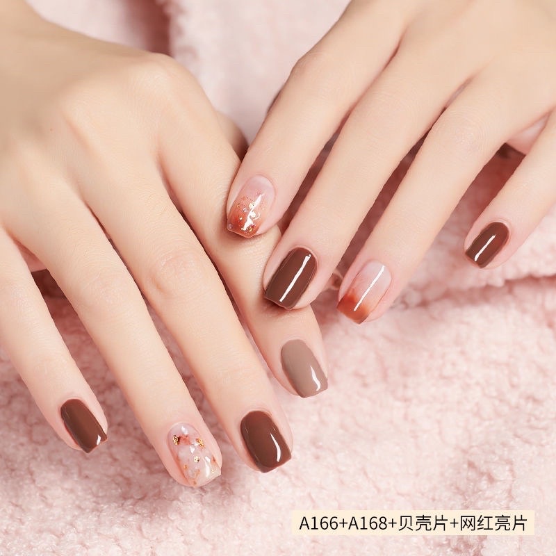 CHARZIEG GEL POLISH 15ml COFFEE BROWN SERIES / KUTEK GEL CHARZIEG COKELAT BROWN TAHAN 2 BULAN KUTEX GEL KUKU NAILART