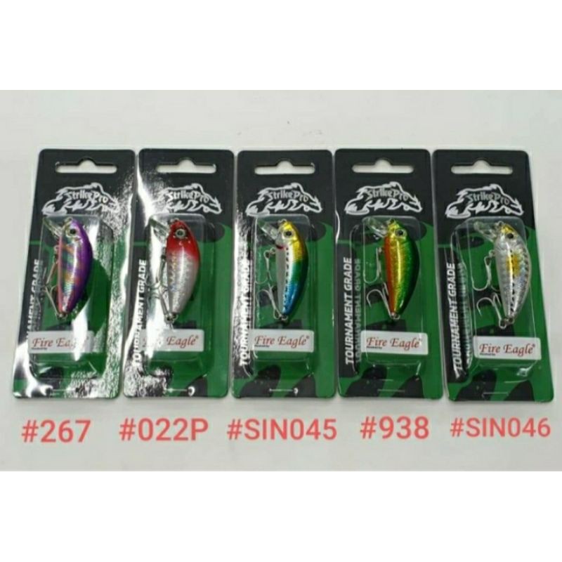 Lure STRIKE PRO MUSTANG MINNOW HEAVY (4.5cm / 6.5gram) SINKING = Rp.67.000.