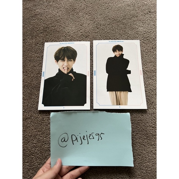 BTS TAEHYUNG POSTCARD JAPAN FANMEET VOL.3