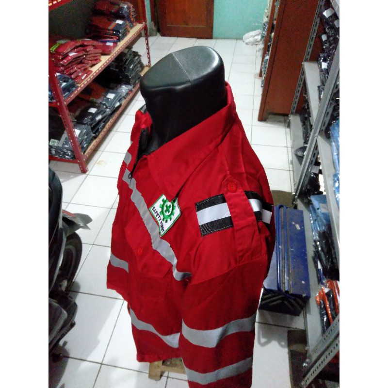 SERAGAM PREMIUM MERAH HSE RESLETING SCOTLIGHT DOBLE