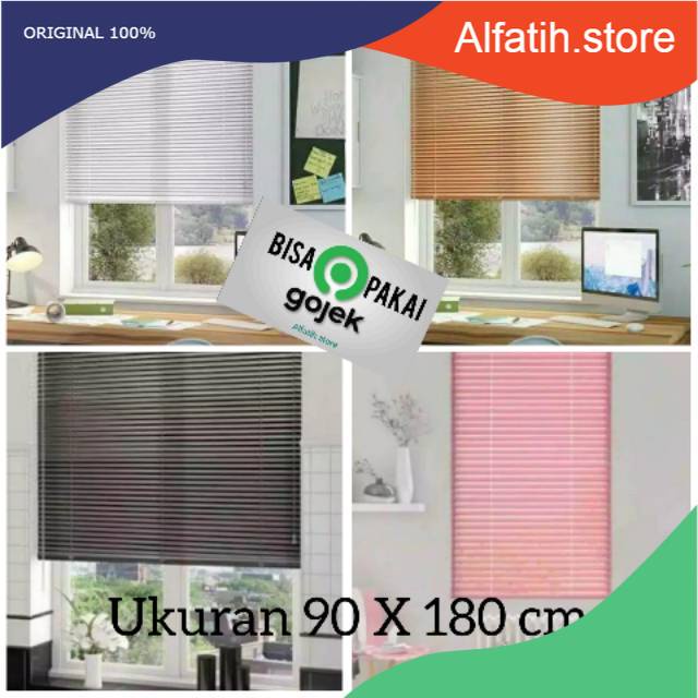 ACE HARDWARE - Tirai jendela / Tirai Gulung PVC / Kerey PVC / ukuran  90x180