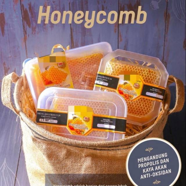 

HONEY COMB PREMIUM 250 gram 100 % ASLI
