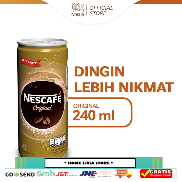 

NESCAFE Minuman Kopi Kaleng Original 240 ml