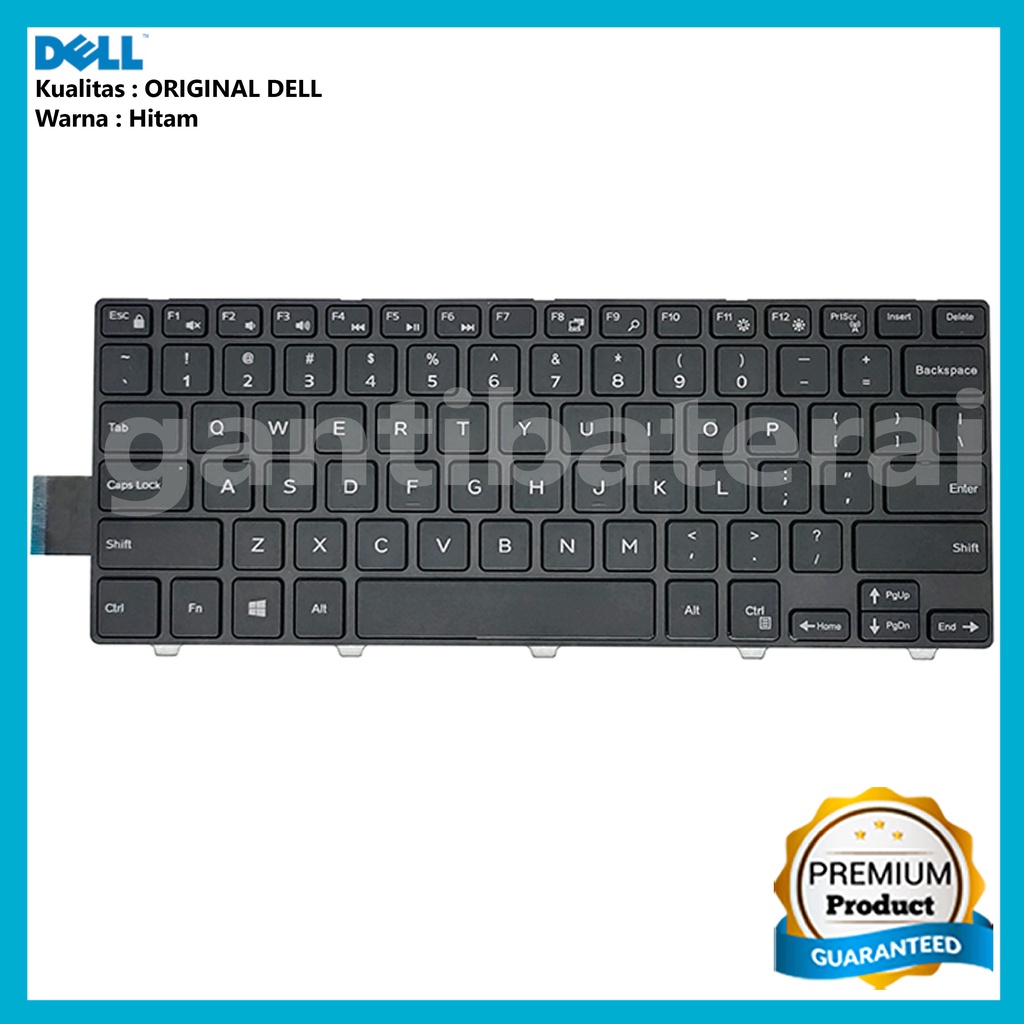 Keyboard Laptop De Inspir 14-3000 14-3441 14-3442 14-5442 14-5445 14-7447 14-5447