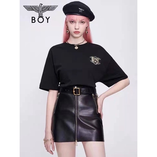 BOY43 KAOS BOY LONDON WINGS PRIA WANITA ASIA EROPA KOREA