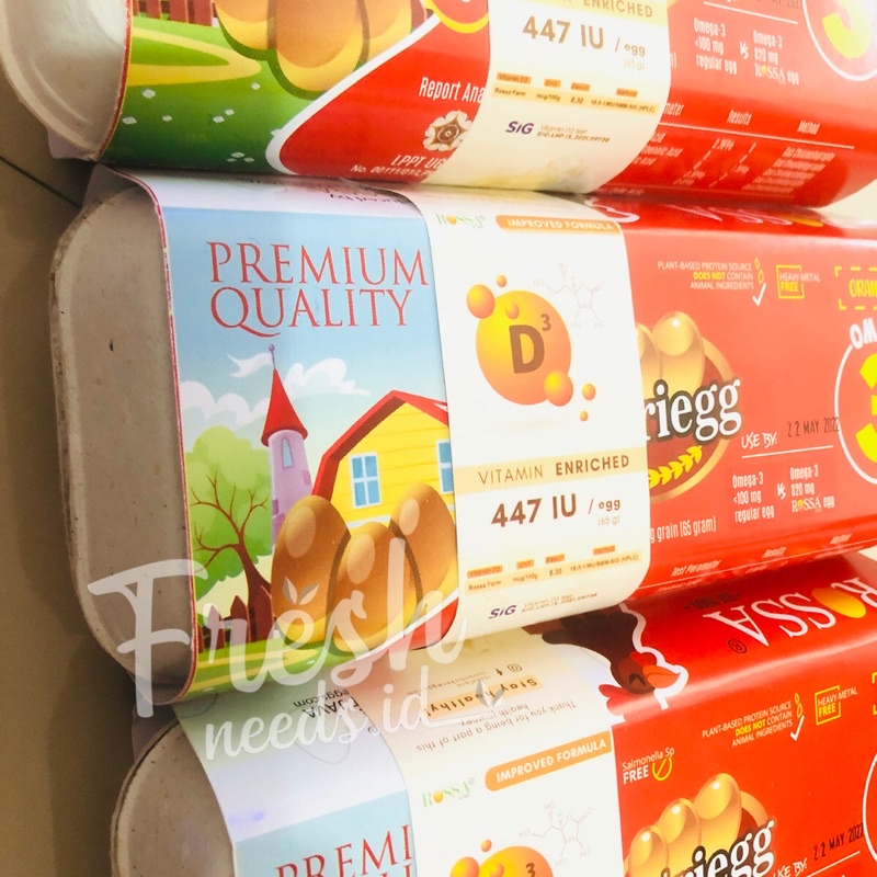 

Nutriegg Telur Omega 3 by Rossa Farm