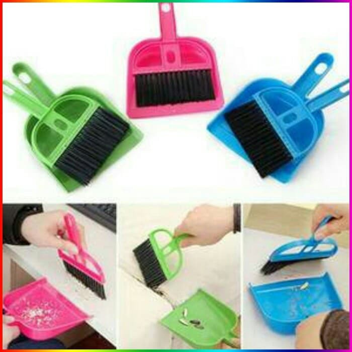 VOM-Sapu Pengki Set / Sapu dan Pengki Mini Set / Mini Dustpan 0379