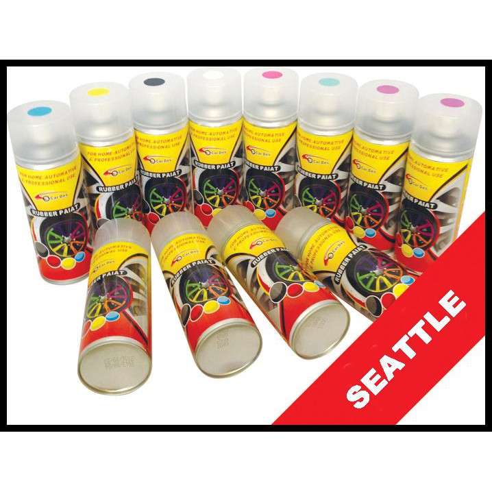 TERLARIS CAT SEMPROT KARET PILOX STICKER VELG RUBBER PAINT COATING SPRAY FILM