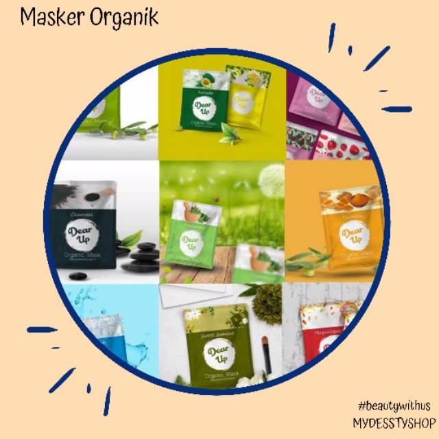 Masker Organik Kemasan 10gr