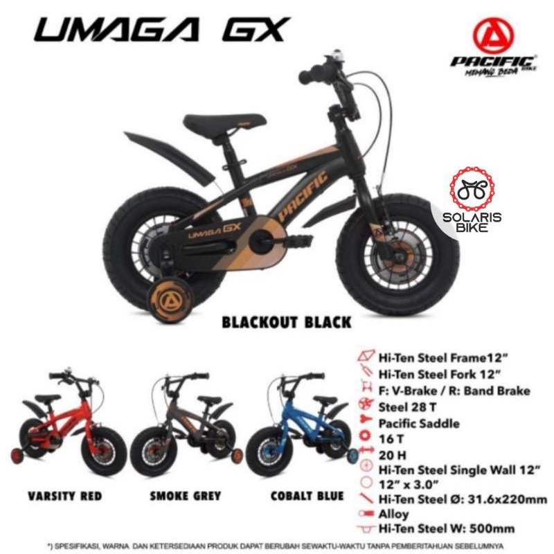 Sepeda Anak BMX 12 16 18 Pacific Avalon Hotshot FX Umaga GX