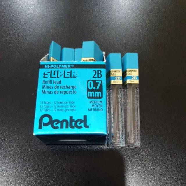 

Isi Pensil Mekanik Pentel 2B Super 0.7 Mm